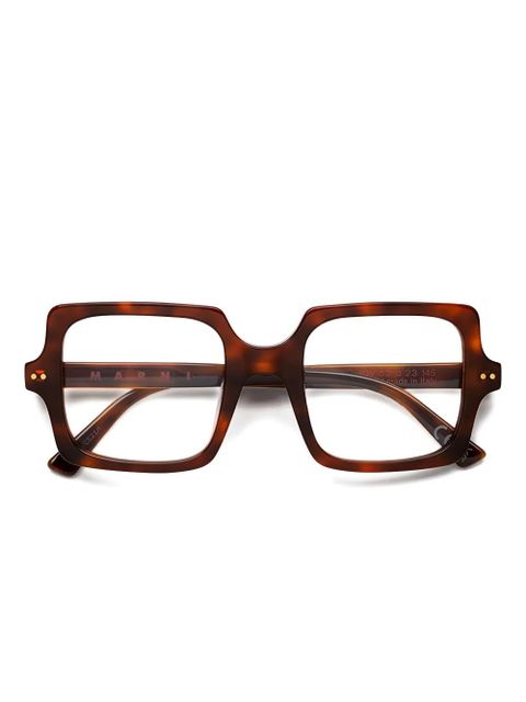 Marni Eyewear square-frame glasses - Brown - zdjęcie produktu nr 1