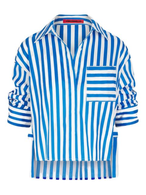 Simon Miller Ayre poplin shirt - Blue - zdjęcie produktu nr 1