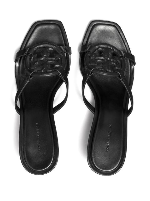 Tory Burch Geo Bombé Miller 55mm leather sandals - Black - zdjęcie produktu nr 2