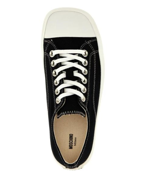 Moschino canvas sneakers - Black