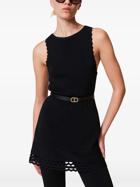 TWINSET fine-knit top - Black - zdjęcie produktu nr 2