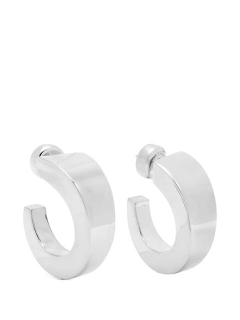 Amina Muaddi block earrings - Silver - zdjęcie produktu nr 1