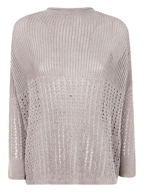 Max Mara knitted open-back sweater - Neutrals