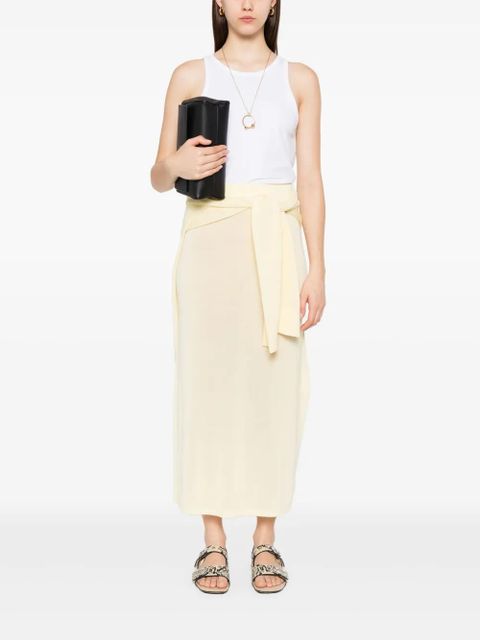 TOTEME knitted skirt - Yellow - zdjęcie produktu nr 2