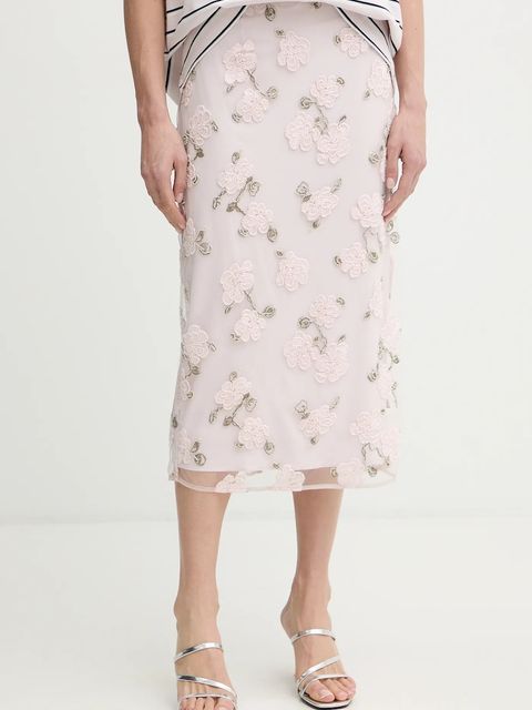 Rotate spódnica kolor różowy midi ołówkowa 1153623077 - zdjęcie produktu nr 1