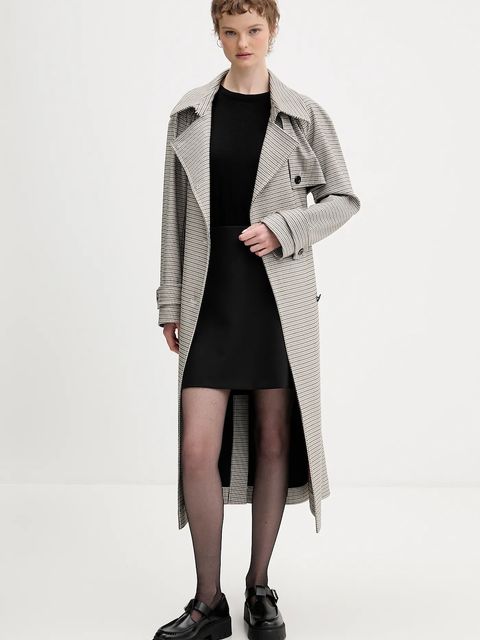 HUGO trencz Mesilla kolor czarny 50558428