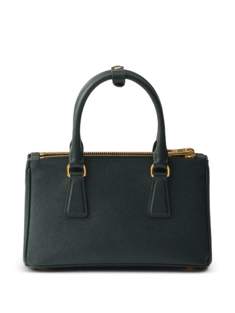 Prada mini Galleria tote bag - Green - zdjęcie produktu nr 2