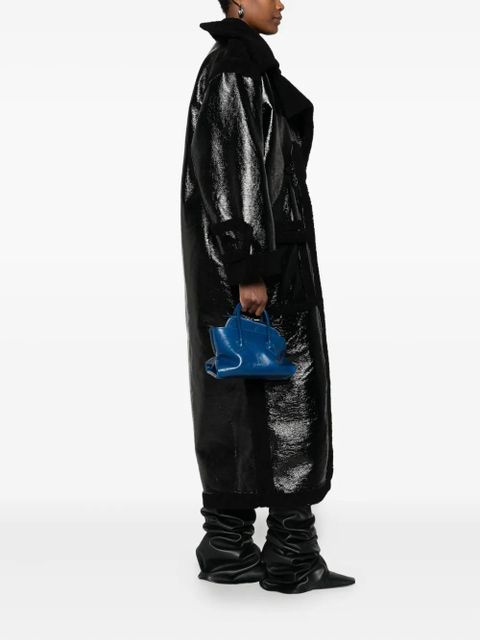 The Attico leather tote bag - Blue - zdjęcie produktu nr 2