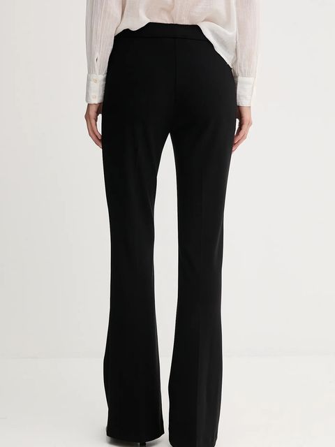 Joseph Ribkoff spodnie damskie kolor czarny dzwony high waist 163099