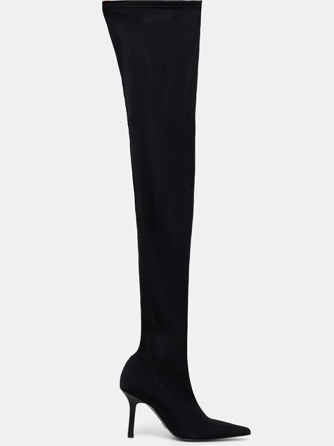 Patrizia Pepe kozaki damskie kolor czarny na szpilce 8Y0127 J346 K103 - zdjęcie produktu nr 2