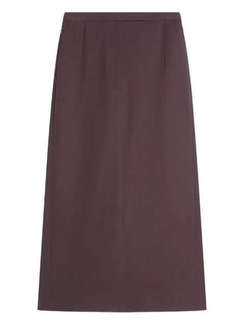 DRIES VAN NOTEN tailored midi skirt - Brown - zdjęcie produktu nr 1
