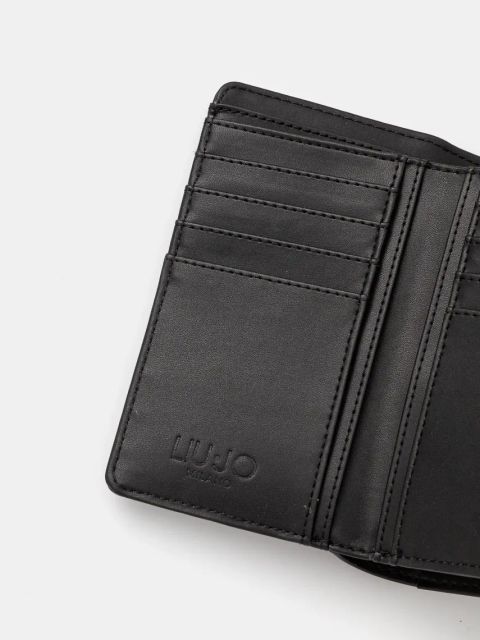 Liu Jo portfel damski kolor czarny AA5215 E0015