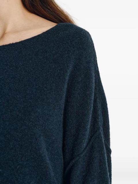 American Vintage Damsville boat-neck sweater - Blue