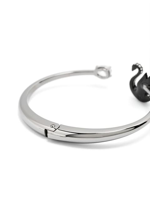 Swarovski Swan-motif open-cuff bracelet - Silver - zdjęcie produktu nr 2