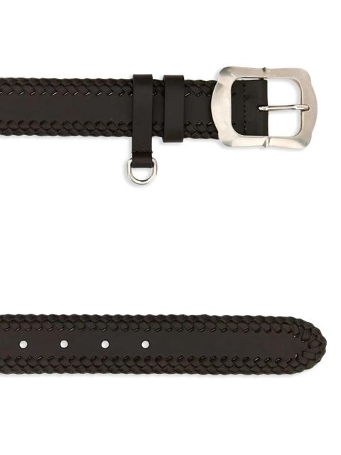 Prada leather belt - Brown - zdjęcie produktu nr 2