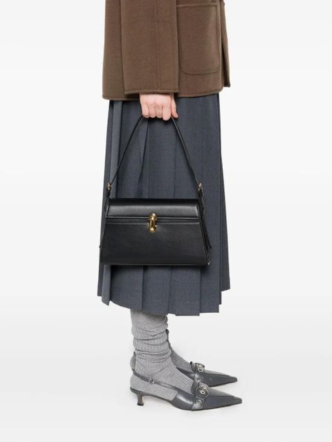 Savette flap-top shoulder bag - Black