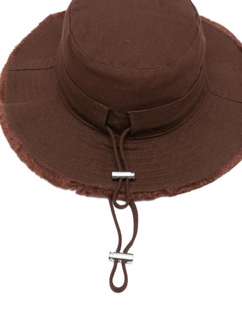Jacquemus Le Bob Artichaut bucket hat - Brown - zdjęcie produktu nr 2