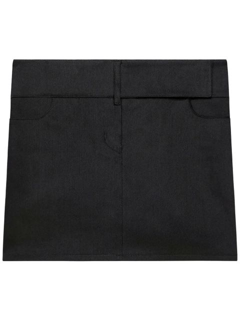 Courrèges belted mini skirt - Black - zdjęcie produktu nr 1