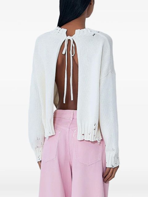 Marni ribbed-knit sweater - Neutrals