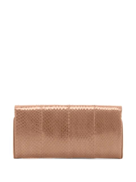 Giuseppe Zanotti FLUTIE snakeskin clutch bag - Neutrals - zdjęcie produktu nr 2