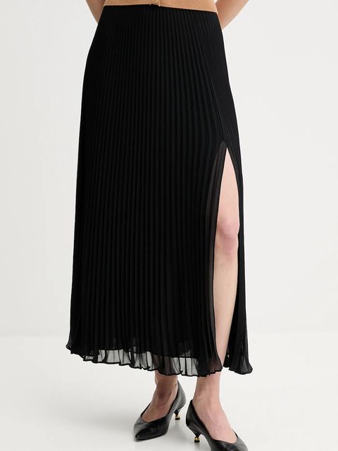 Luisa Spagnoli spódnica kolor czarny maxi rozkloszowana 542345 - zdjęcie produktu nr 1