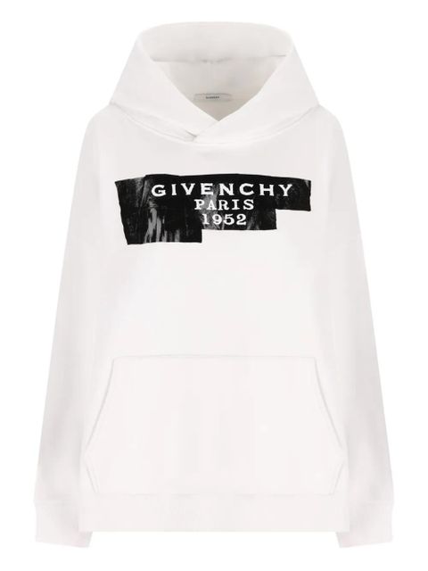 Givenchy logo-print hoodie - White - zdjęcie produktu nr 1