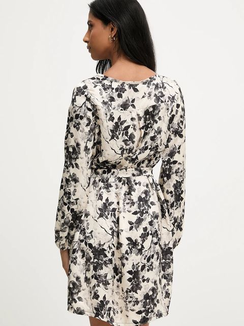 Answear.LAB sukienka kolor czarny mini prosta