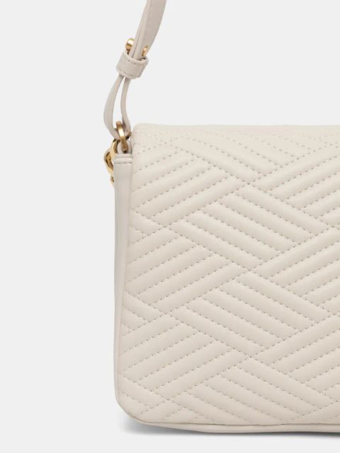 Dkny torebka skórzana kolor beżowy R44EKI05