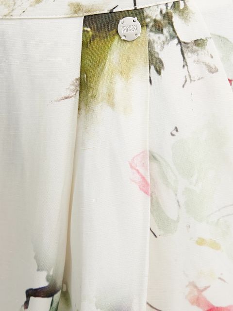 Silvian Heach spodnie z dodatkiem lnu ALORI