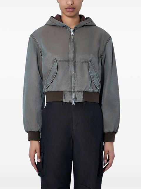 OUR LEGACY zip-up bomber jacket - Green