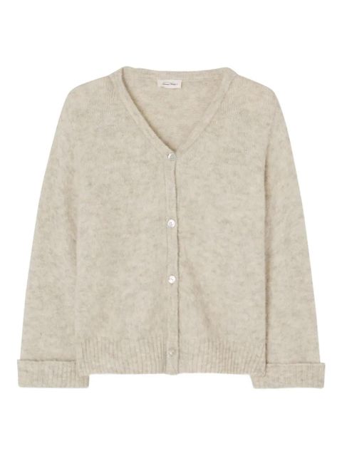 American Vintage button V-neck east cardigan - Neutrals - zdjęcie produktu nr 1