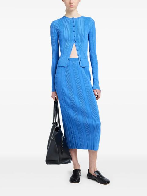 Proenza Schouler Ryanne skirt - Blue - zdjęcie produktu nr 2