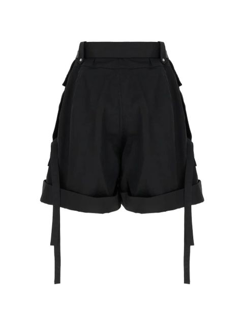 Alexander McQueen belted cargo shorts - Black - zdjęcie produktu nr 2