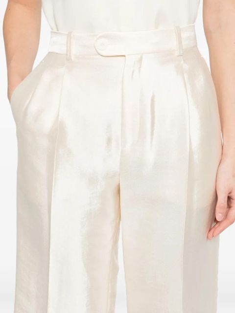 SANDRO straight trousers - Neutrals