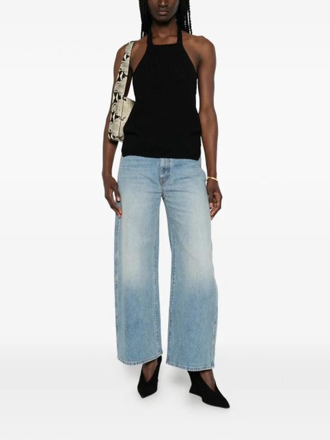 KHAITE faded wide-leg jeans - Blue - zdjęcie produktu nr 2