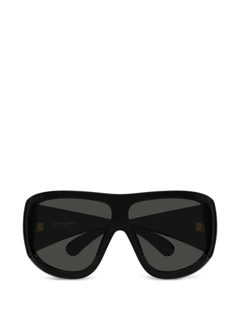 Saint Laurent Eyewear oversized-frame sunglasses - Black - zdjęcie produktu nr 1