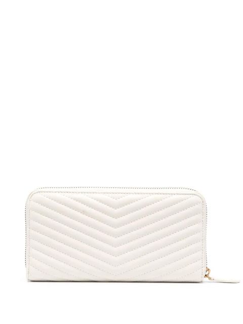 PINKO logo-plaque long quilted wallet - White - zdjęcie produktu nr 2