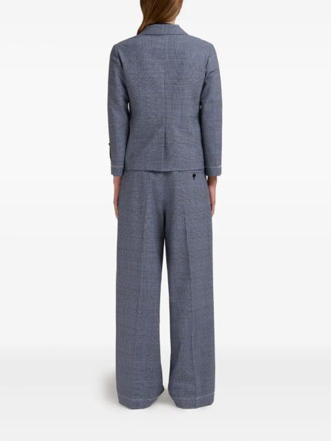 Marni checked blazer - Blue