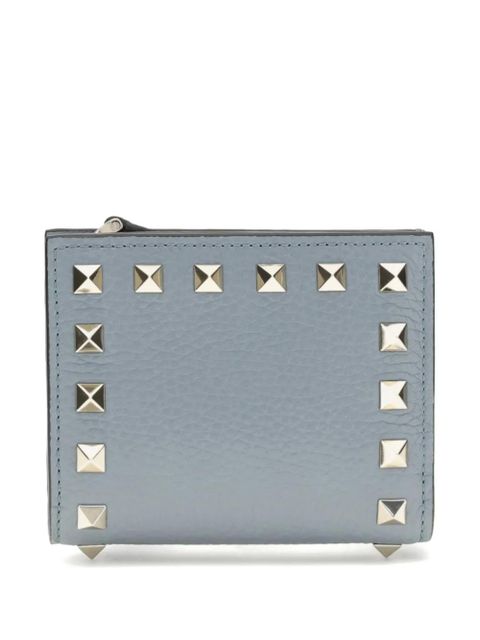 Valentino Garavani rockstud flap leather wallet - Blue - zdjęcie produktu nr 1