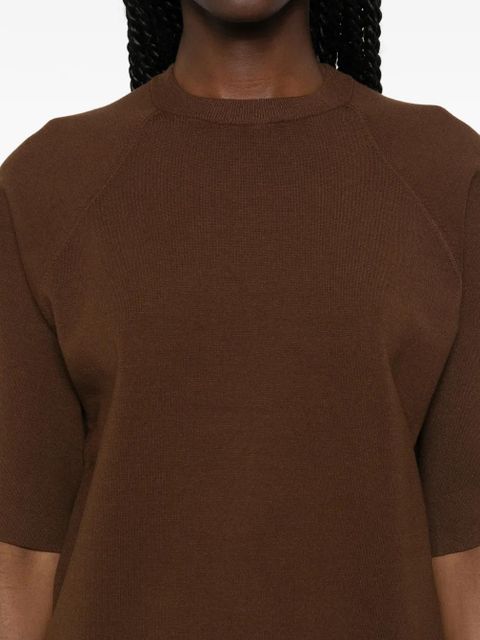 Max Mara Velo raglan-sleeve knitted sweater - Brown