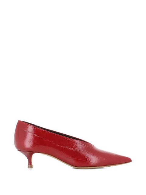 Le Monde Beryl Babouche heeled pumps - Red - zdjęcie produktu nr 1