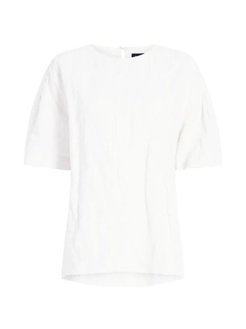 Proenza Schouler Hansly textured top - White - zdjęcie produktu nr 1