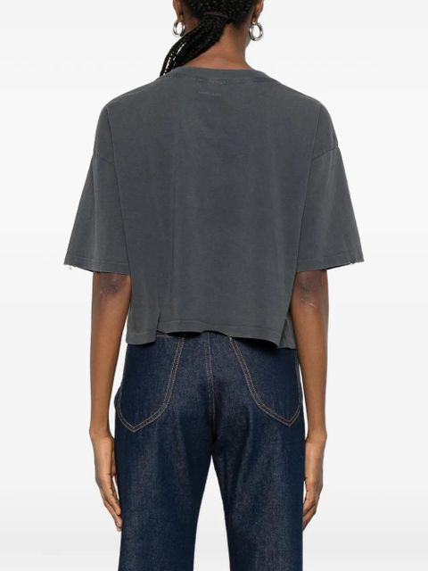 ANINE BING Johnny logo T-shirt - Grey