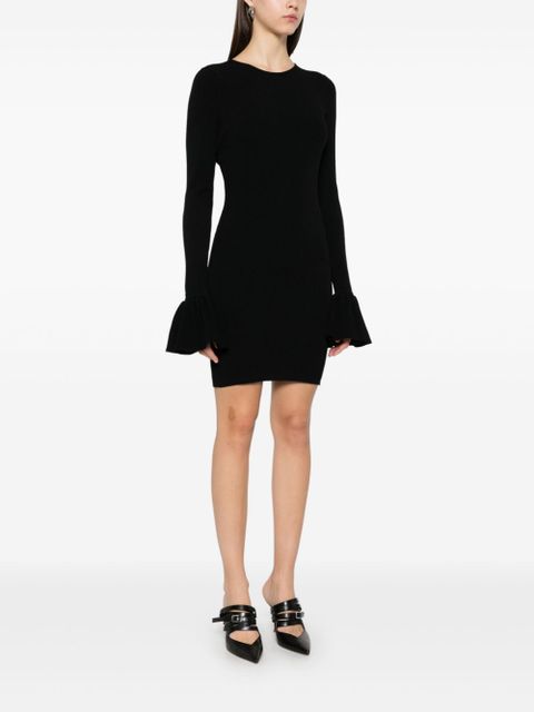 ROTATE BIRGER CHRISTENSEN knitted mini dress - Black