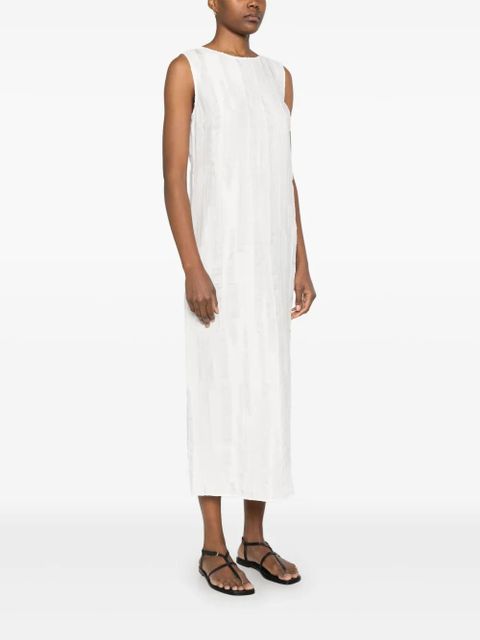 LouLou de Saison Minga midi dress - White