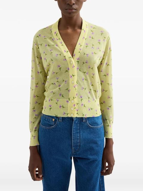 Jil Sander printed cardigan - Yellow - zdjęcie produktu nr 2