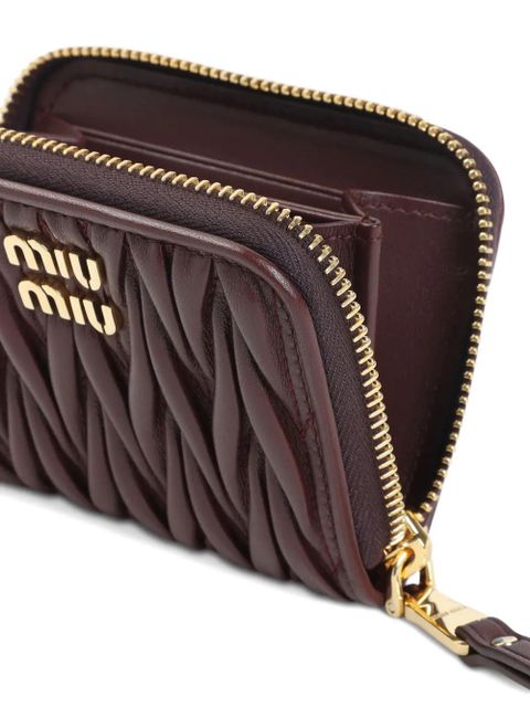 Miu Miu quilted zip-around wallet - Brown - zdjęcie produktu nr 2