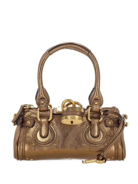 Chloé small Paddington leather shoulder bag - Brown - zdjęcie produktu nr 1