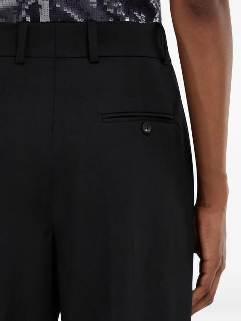 Ferragamo buckle-fastening tailored trousers - Black