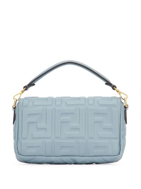 FENDI mini Baguette embossed tote bag - Blue - zdjęcie produktu nr 2